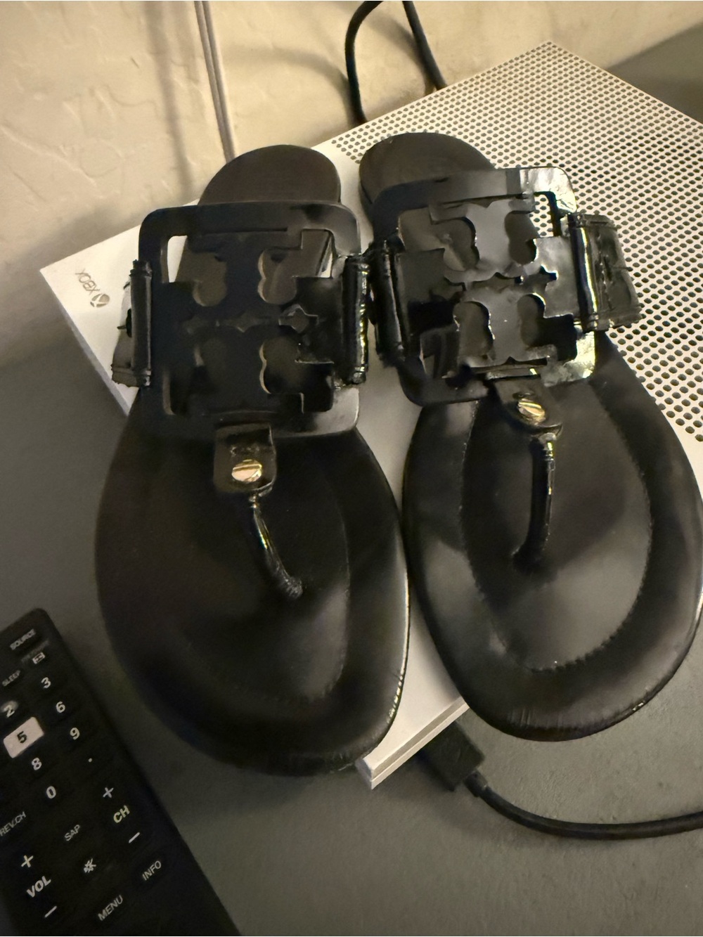 Black Tory Burch flats